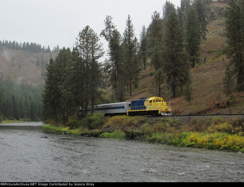 A mile out of Minam along the Wallowa River